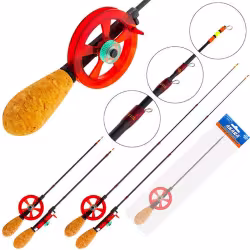 Удочка зимняя телескопическая Akara с катушкой HFTC-3 
