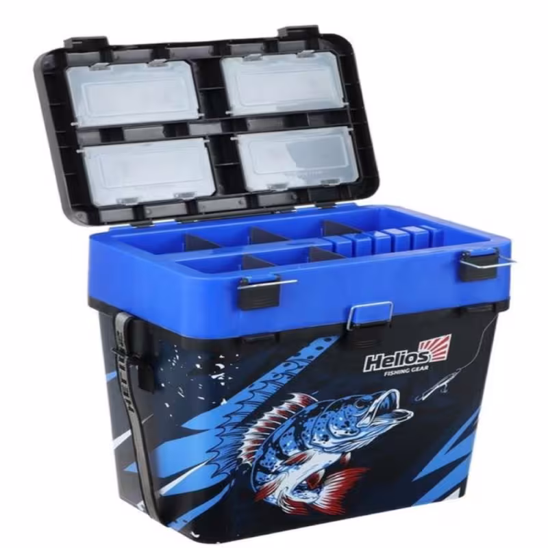 Ящик зимний (шарабан) Helios Ice Fishing HS-IB-19-IFB, синий, 19 л