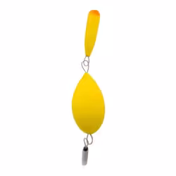 Поплавок точеный зимний Premier Fishing двойной №3, PR-2-3-Y, желтый 