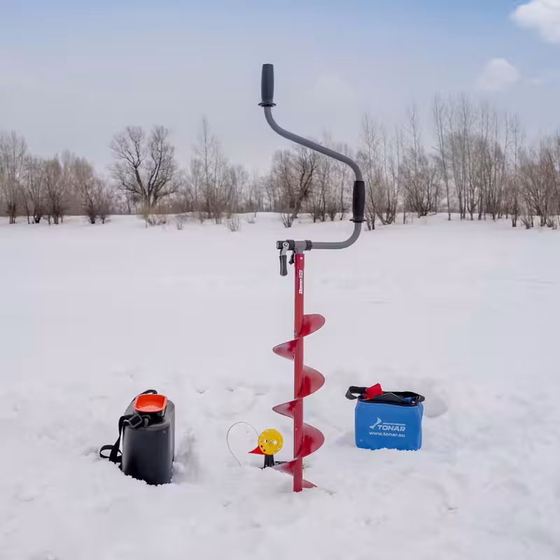 Ледобур ручной Тонар Buran 150R, красный