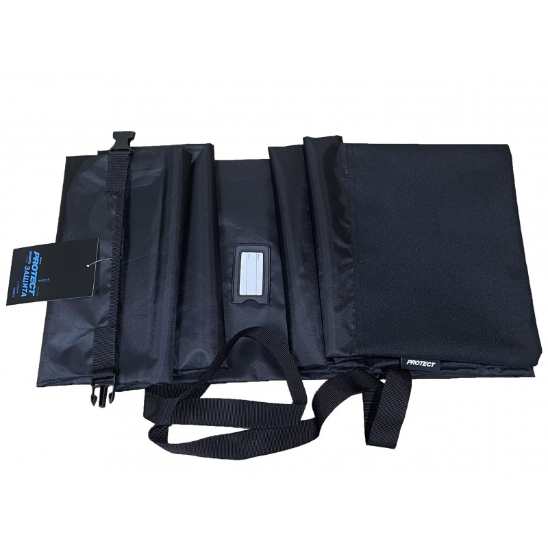 Чехол для лыж Protect, 180-210 см, черный 
