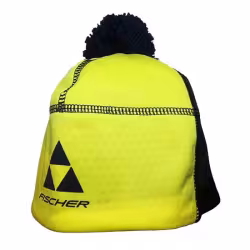 Шапка Fischer Softshell, черный/желтый, размер 54