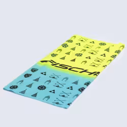 Шарф-бафф Fischer Logo GR8127-400, полиэстер, желтый/бирюзовый