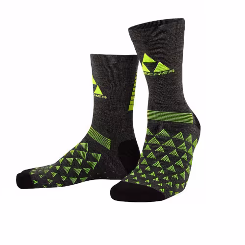 Термоноски Fischer Nordic GR8243-900, серый/неон, размер 45-47