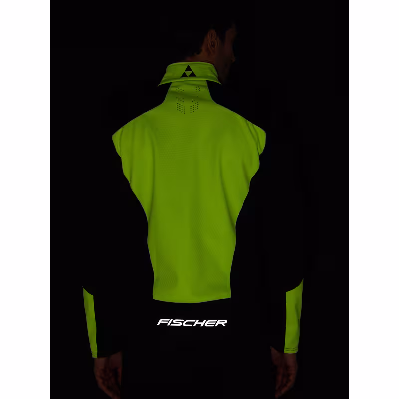 Куртка мужская Fischer Softshell Warm GR8115-103, черный/желтый, размер 46 (S)