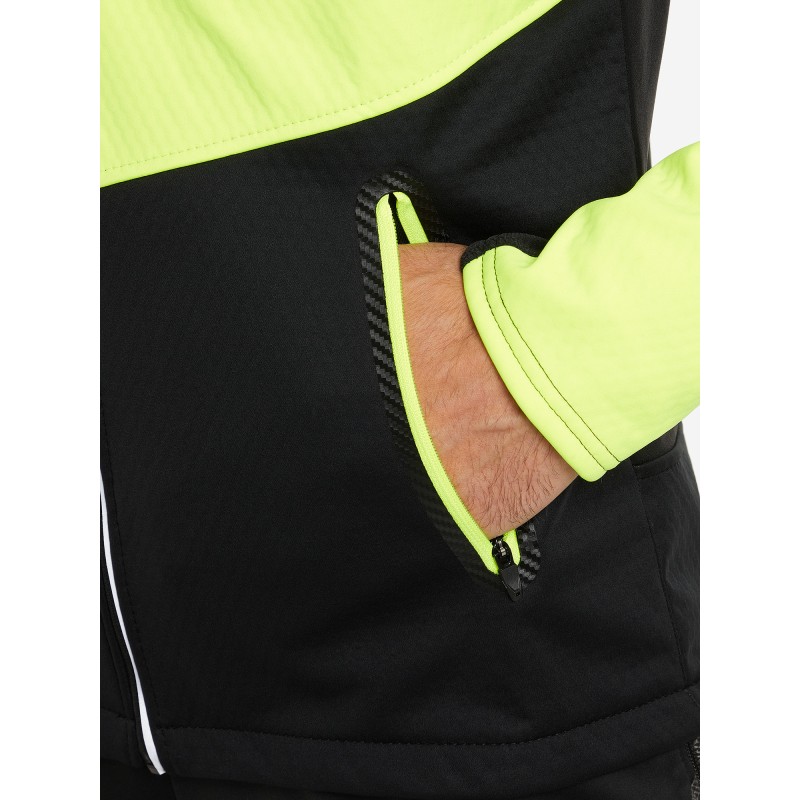 Куртка мужская Fischer Softshell Warm GR8115-103, черный/желтый, размер 48 (M)