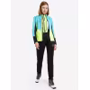 Куртка женская Fischer Softshell Warm GR8117-400, бирюзовый/желтый, размер 44