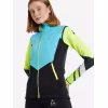 Жилет женский Fischer Softshell Warm, бирюзовый/черный, размер 46