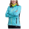 Куртка женская Fischer Softshell Light GR8208-400, бирюзовый/черный, размер 46