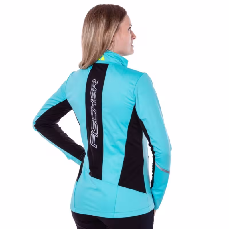 Куртка женская Fischer Softshell Light GR8208-400, бирюзовый/черный, размер 46