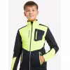 Куртка детская Fischer Softshell Warm GR8132-103, черный/желтый, 164 см