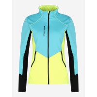 Куртка детская Fischer Softshell Warm GR8132-400, бирюзовый/желтый/черный, 152 см