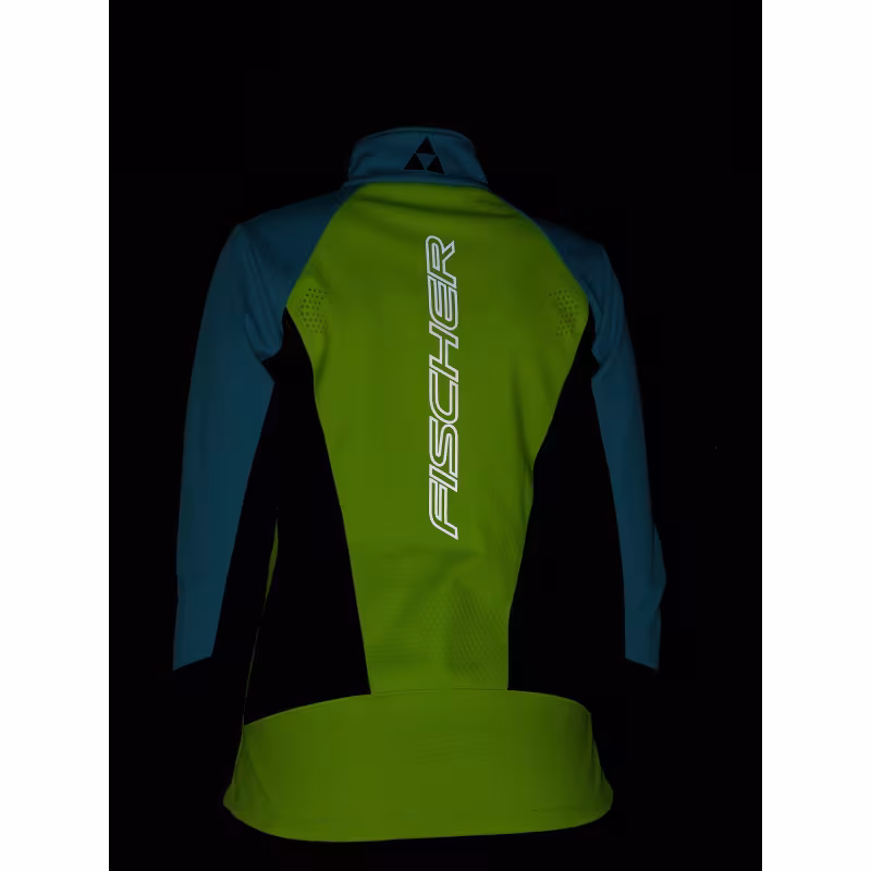 Куртка детская Fischer Softshell Warm GR8132-400, бирюзовый/желтый/черный, 164 см