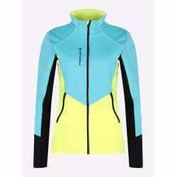 Куртка детская Fischer Softshell Warm GR8132-400, бирюзовый/желтый/черный, 164 см