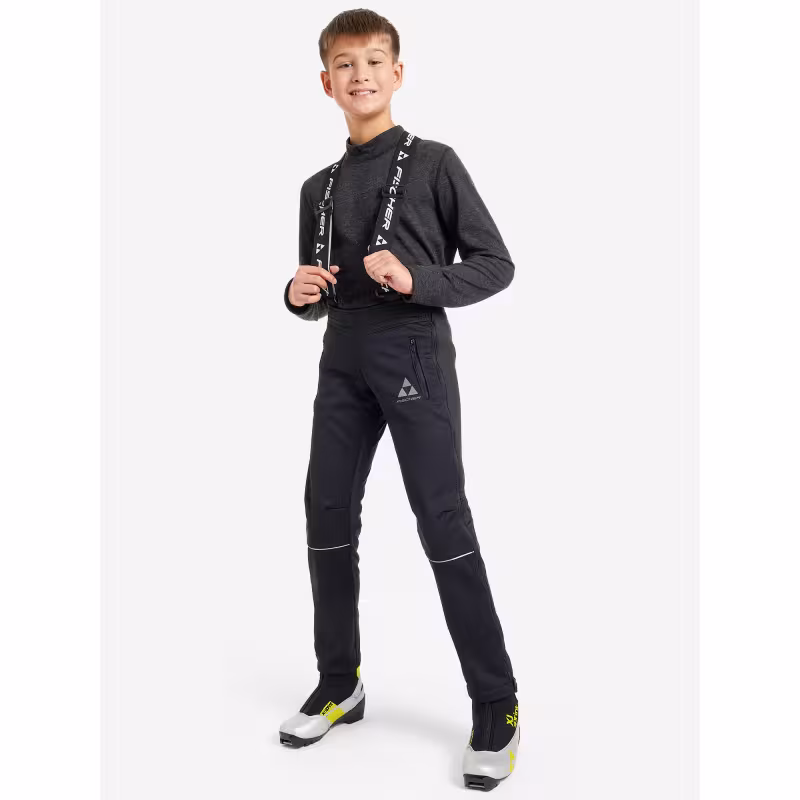 Брюки детские Fischer Softshell Warm GR8255-100, черный, 146 см