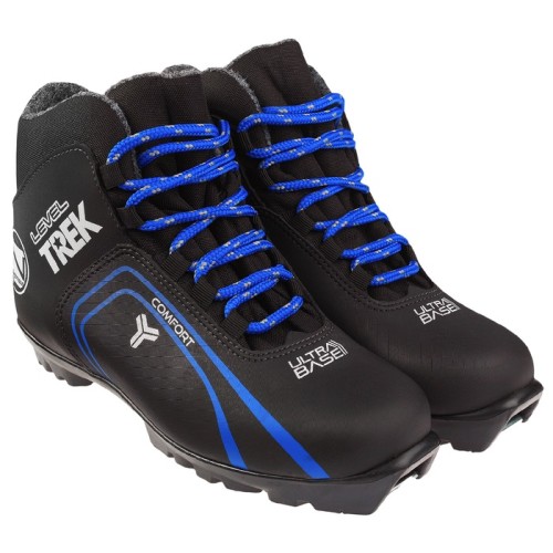Ботинки лыжные Trek Level 3 NNN, черный/синий, размер 39