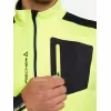 Жилет мужской Fischer Softshell Warm, черный/желтый, размер 56