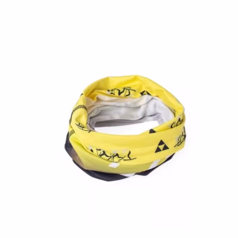 Шарф-бафф Fischer Skiers GR8202-103, полиэстер, черный/желтый
