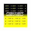 Шарф-бафф Fischer Skiers GR8202-103, полиэстер, черный/желтый