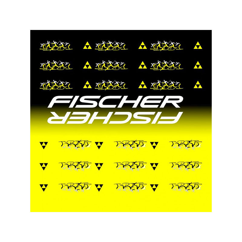 Шарф-бафф Fischer Skiers GR8202-103, полиэстер, черный/желтый