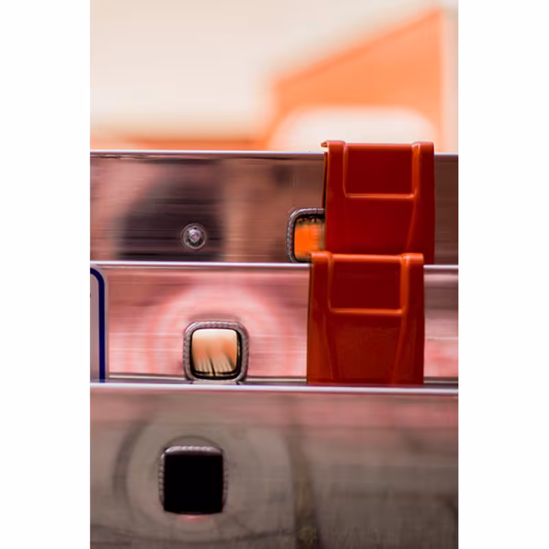 Лестница складная Krause Monto Tribilo 120953 (120625), 3 секции, 12 ступеней, 9,3 м