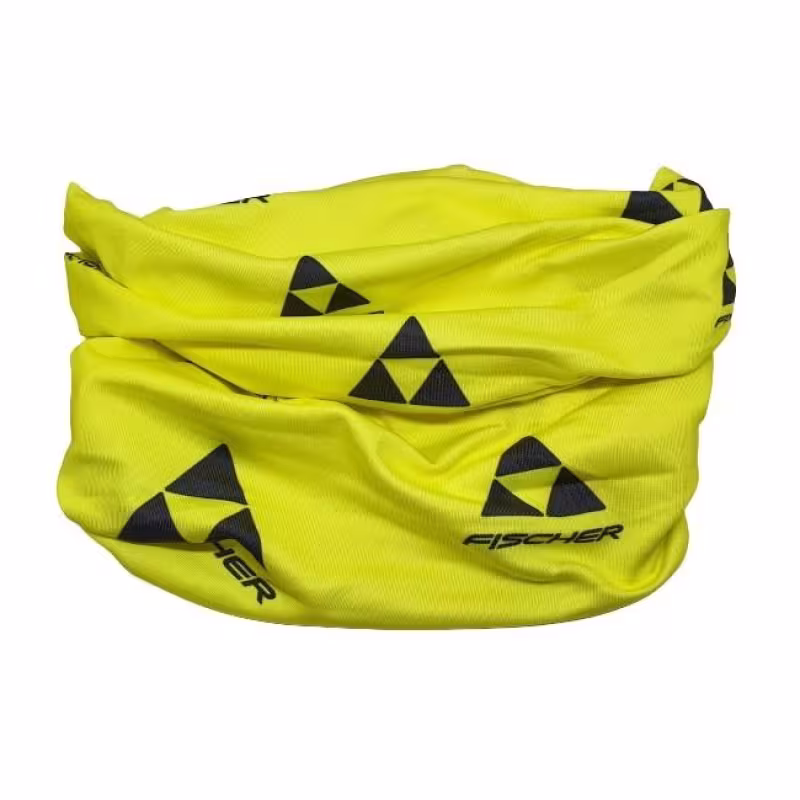 Шарф-бафф Fischer Logo GR8127-303, полиэстер, желтый неон
