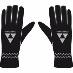 Перчатки Fischer Fleece, черный, размер XS