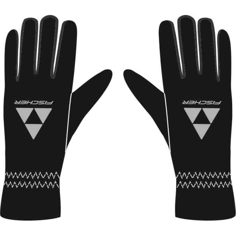 Перчатки Fischer Fleece, черный, размер XS