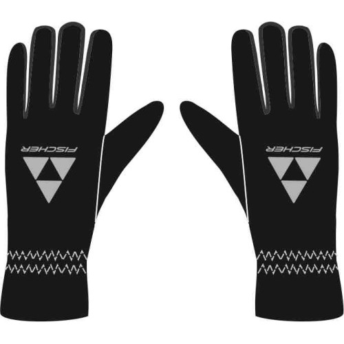 Перчатки Fischer Fleece, черный, размер S