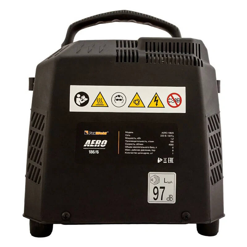 Компрессор поршневой безмасляный Foxweld Aero 186/6