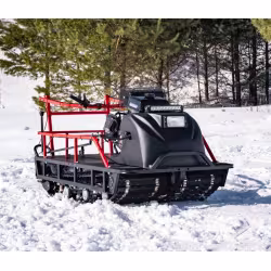 Мотобуксировщик Бурлак-М Экспедитор, 20 л.с., катки, ручной запуск