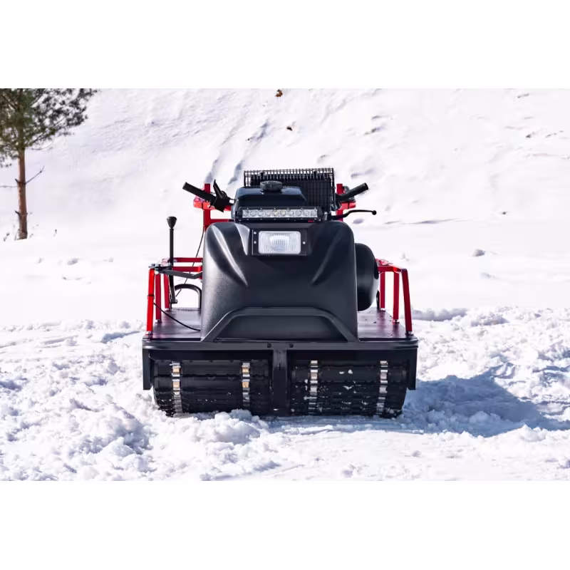 Мотобуксировщик Бурлак-М Экспедитор, 20 л.с., катки, ручной запуск