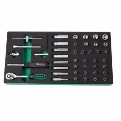 Набор торцевых головок Garwin 645015, 43 предмета