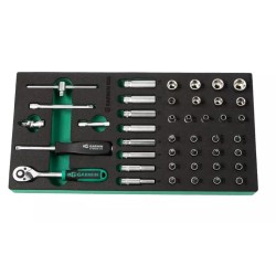 Набор торцевых головок Garwin 645015, 43 предмета