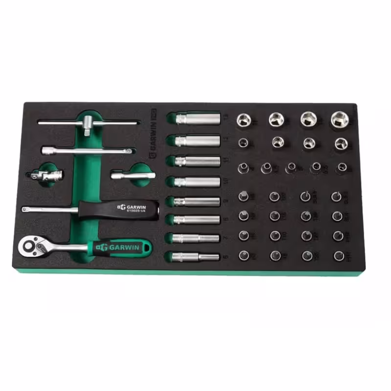 Набор торцевых головок Garwin 645015, 43 предмета