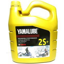 Масло моторное синтетическое для 2Т снегоходов Yamalube 2S+, 4 л