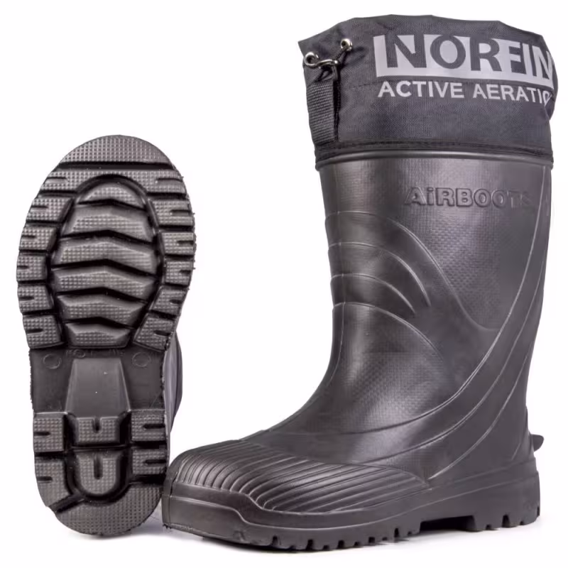 Сапоги ЭВА мужские зимние Norfin Airboots 14864-4041, черный, размер 40-41