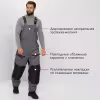 Костюм мужской Huntsman Siberia, ткань Breathable, серый/черный, размер 48-50, 182-188 см