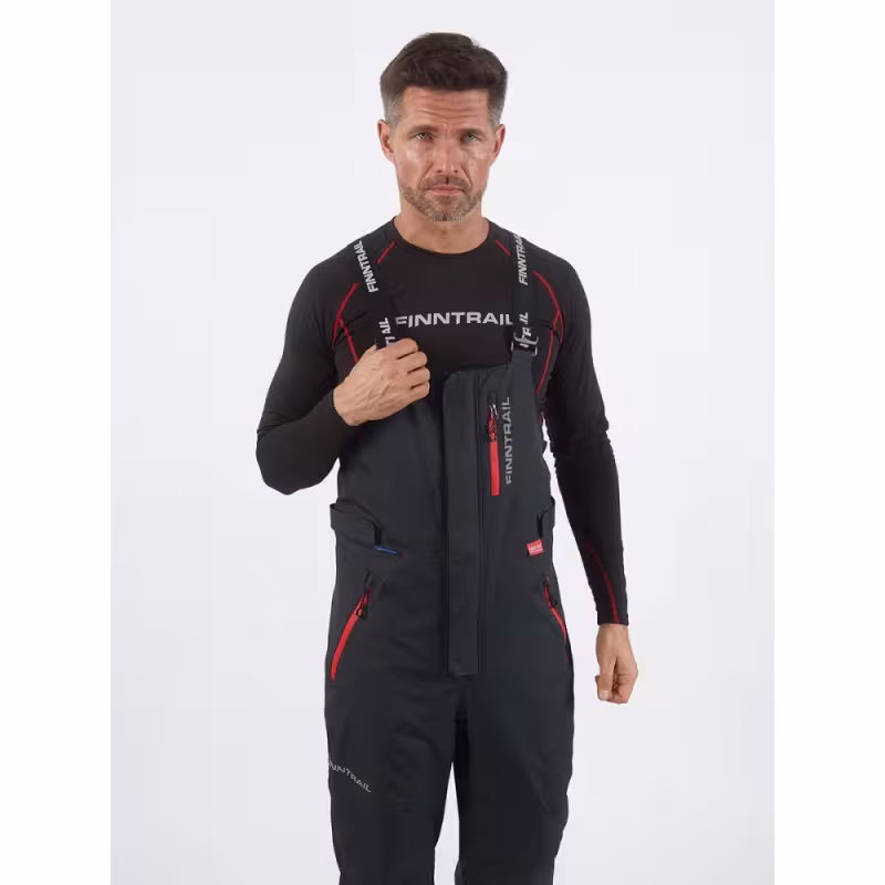 Костюм мужской Finntrail Atlas 3440, ткань Рипстоп/мембрана Hard-Tex, красный, размер 54-56 (MK), 170-180 см