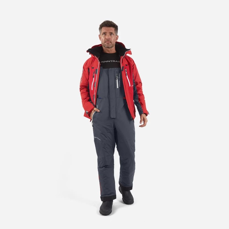 Костюм мужской Finntrail Atlas 3440 Red, ткань Рипстоп/мембрана Hard-Tex, красный, размер 58-60 (XXL),185-195 см