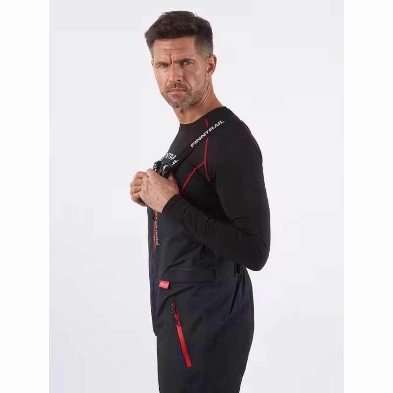 Костюм мужской Finntrail Atlas 3440, ткань Рипстоп/мембрана Hard-Tex, красный, размер 62-64 (XXXL), 190-200 см