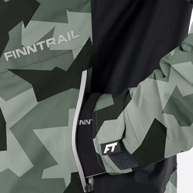 Костюм мужской Finntrail Atlas 3440 CamoArmy, мембрана Hard-Tex, зеленый камуфляж, размер 44-46 (S), 165-175 см
