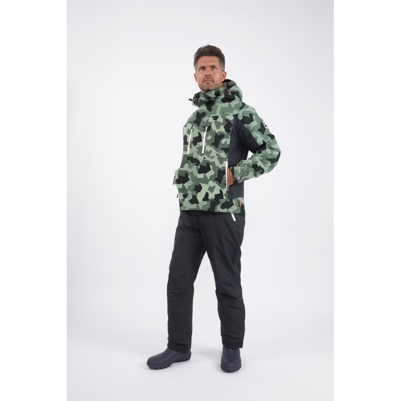 Костюм мужской Finntrail Atlas 3440 CamoArmy, мембрана Hard-Tex, камуфляж/черный, размер 50-52 (L), 175-185 см