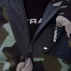 Куртка мужская Finntrail Softshell Nitro 1320, ткань Софтшелл, зеленый камуфляж/черный, размер 58-60 (XXL), 185-195 см