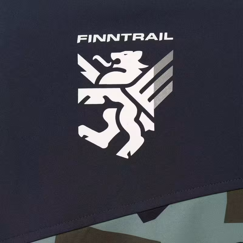 Куртка мужская Finntrail Softshell Nitro 1320, ткань Софтшелл, зеленый камуфляж/черный, размер 58-60 (XXL), 185-195 см