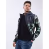 Куртка мужская Finntrail Softshell Nitro 1320, ткань Софтшелл, зеленый камуфляж/черный, размер 58-60 (XXL), 185-195 см
