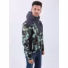 Куртка мужская Finntrail Softshell Nitro 1320, ткань Софтшелл, зеленый камуфляж/черный, размер 62-64 (XXXL), 190-200 см