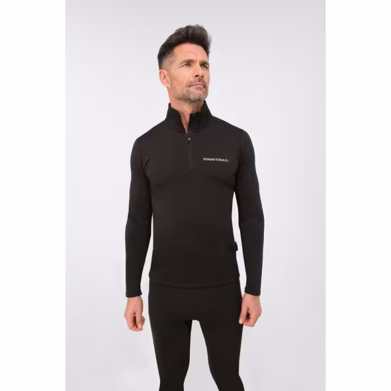 Комплект термобелья мужской Finntrail Subzero 6404, черный, размер XXL
