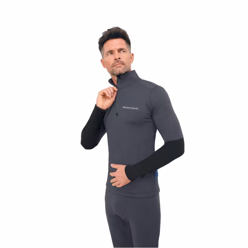 Комплект термобелья мужской Finntrail Subzero 6404, серый, размер XL