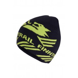 Шапка Finntrail 9712, акрил, темно-серый/желтый, размер M-L